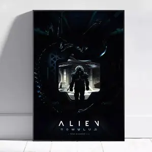 Alien Poster, Xenomorph Wall Art, Rolled Print, Movie Poster Gift 5