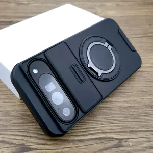 Luxury Shockproof Armor Case For Google Pixel 10 9 7 Pro XL 9A 9Pro 7Pro Anti-shock Full Protective Cover With Stand Holder