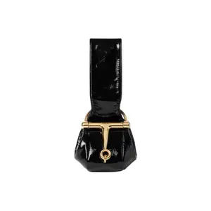 Pre-owned GUCCI leather Clutches & Wristlets Half Horsebit Nano Evening Pouch