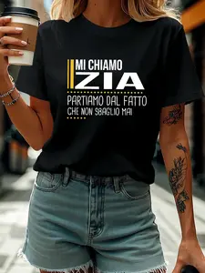 Italian MI CHIAMO ZIA _Aunt_ Declaration Letter Pr
