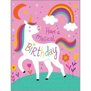 Birthday Card - Magical Unicorn