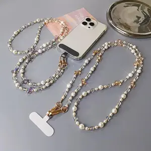 Fashion Phone Chain, Crossbody Long Outdoor Travel Photography Shopping Phone Case Lanyard, Phone Strap for Women & Girls, Adjustable Phone Strap, Phone Accessories