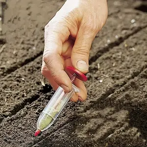 Handheld Seed Dispenser, Manual Sower for All Seeds, Ideal for Garden & Lawn Care, Seed Point Spreader, Easy-To-Use Design