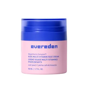 Evereden – Multi-Vitamin Face Cream | Kids Daily Moisturizer | Cool Peach, Fresh Pomelo, Melon Juice