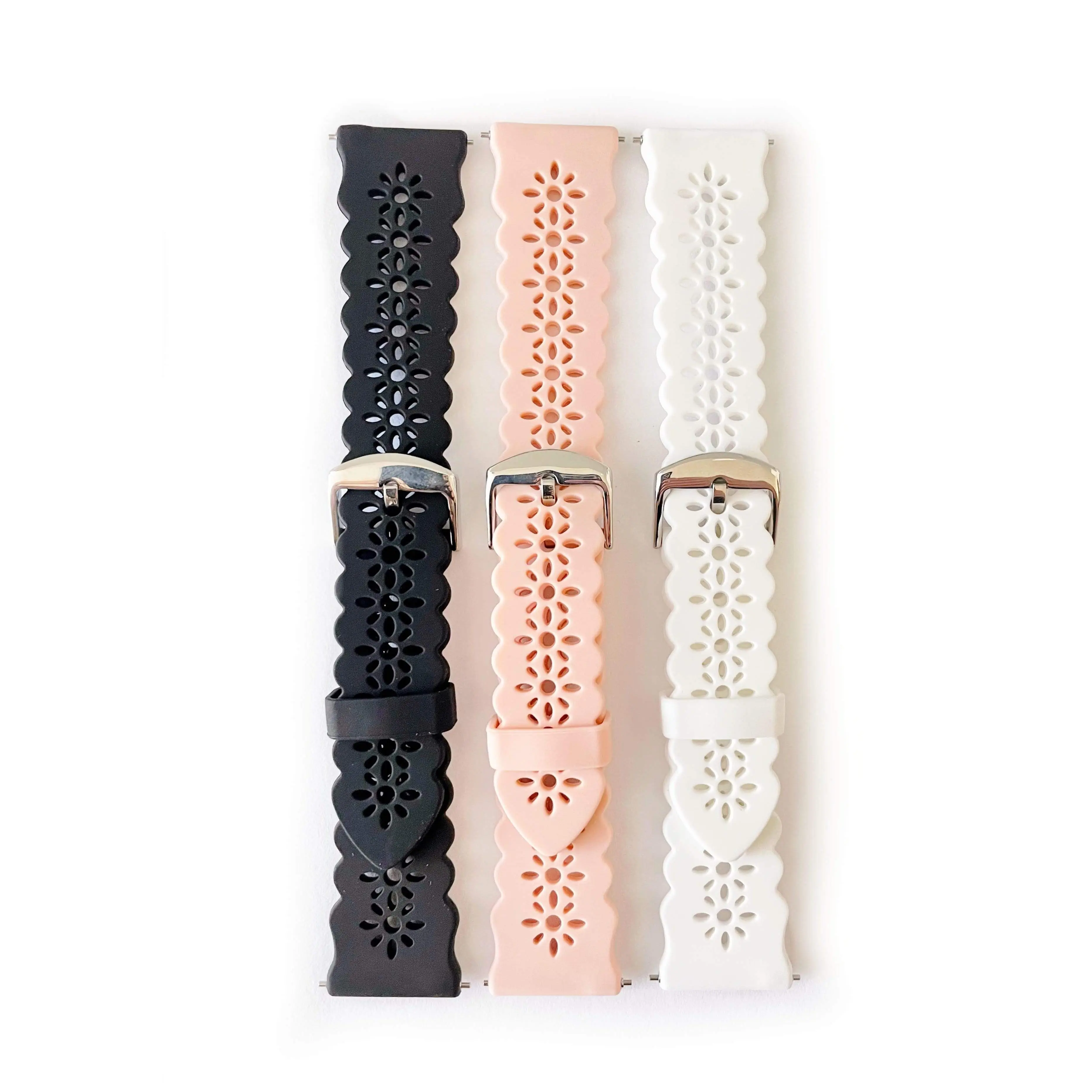 Lace Silicone Watch Band for Fitbit