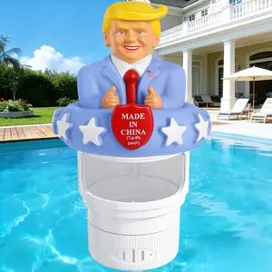 2026 New Pool Chlorine Floater, Novel Design Chlorine Floaters for 4 * 3'' Chlorine Disks, Adjustable Flow Rate Pool Chlorine Dispenser, Floating Chlorine Dispenser for Pool,Hot Tub,Pond,White tiktokshopspringglowup,summervibes outdoorfun