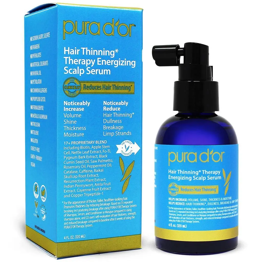 Hair Thinning Therapy Energizing Scalp Serum 4 oz Hair Regrowth Tonic
