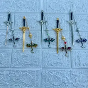 Fantasy Dragon Hair Sword Stick