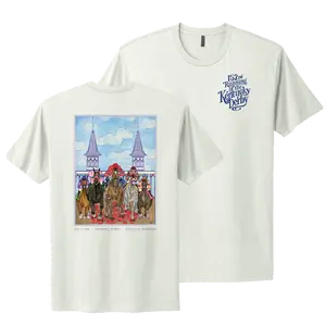 Unisex Bone 152nd Kentucky Derby Art of the Derby Poster T-Shirt