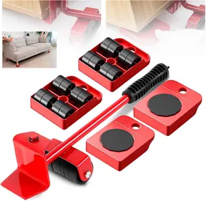 2026 New220 Lbs Capacity Heavy Furniture Movers with Wheels – Heavy Furniture Mover Tool Set with 11.9" Lever & 3.69"x2.88" Sliders with Appliance Lifter – Floor Kit for Sofas, Fridges & Kitchen Appliances