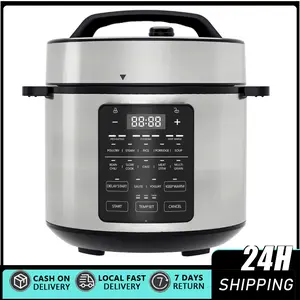 9-in-1 Electric Pressure Cooker, 14 Presets Instant Multi Slow Cooker Olla de Presion Non-Stick Pot Rice , Yogurt Maker, Sauté Steamer, Black 9 in 1 Electric Pressure Cooker, Warmer & Sterilizer, Saute, Slow Cooker, Rice Cooker, Multi-Functional Smart Pot