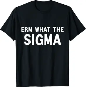 Erm What The Sigma T-Shirt - Salvadorata Shop 41B0D9BPMFXG