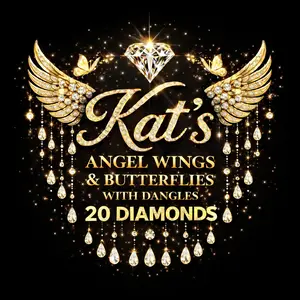 Kat's Angel Wings & Butterflies with Dangles - Picture shown is for reference only - Sold separately on live only