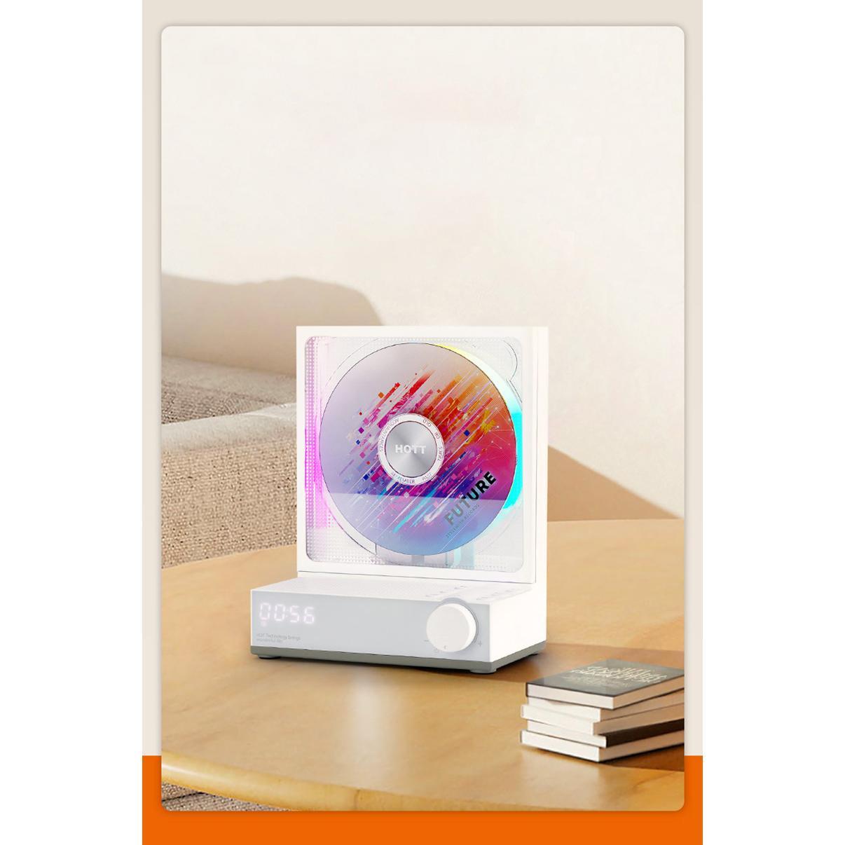 HOTT Fashion Ornament CD Player Retro CD Player Bluetooth Stereo Disc Album Music Player