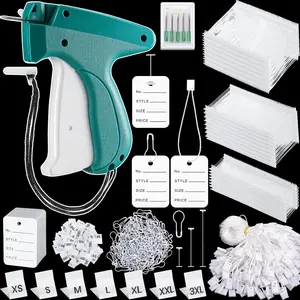 3576 Pcs Tagging Guns for Clothes Labels Attacher Guns for Clothing with 3000 Barbs, 5 Needles and 100 Price Tags, Sewing Kit for Retail Stores, Yard Sales(White)