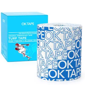 Clearance Sale OK TAPE Turf Tape Football 1 Roll, Extra Wide Kinesiology Tape, Protects Arm from Turf Burn Waterproof Flexible Super Sticky Athletic Tape (4 Inch x 30 Feet) Chestbinding Elbow Wraps