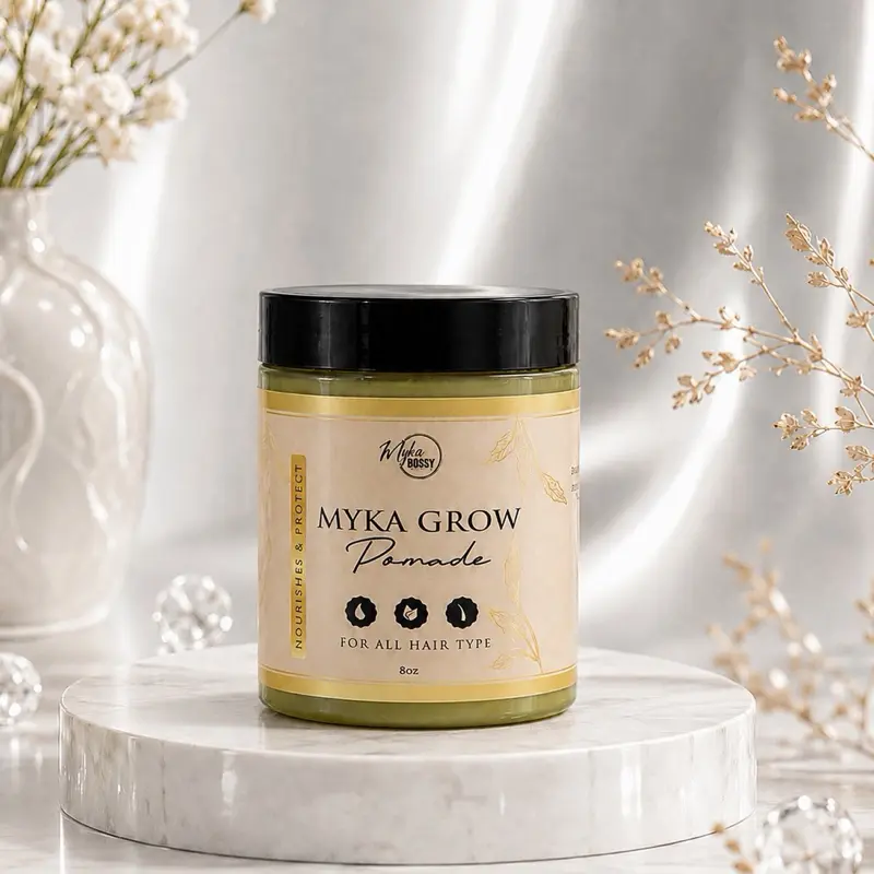 MYKA Grow Pomade, a Daily Hair Care Product for Healthy Hair Growth and Styling, 8 oz, Hair Care Products, Daily Care