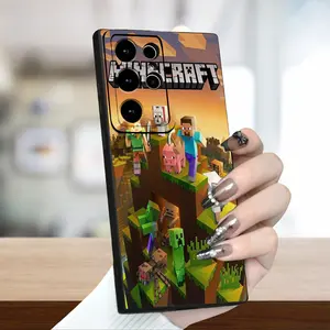 One Piece Minecraft Phone Cover, Suitable for Samsung for galaxy S22, S22+, S22 Ultra, S23 FE, S23 Ultra, S23+, S24 Ultra, S23+ S24 Plus, A05S, A14, A33, A35, A15, A51, A53, A54, A55 Series Mobile Cases.