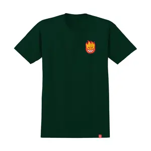 Spitfire Wheels Shirt Lil Bighead Fill Forest Green/Gold/Red