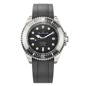 Oceaneva Deep Marine Explorer VI 6000m Grade 5 Titanium Automatic Watch Black Dial 44mm Case 6000m Water Resistance Swiss Made Movement