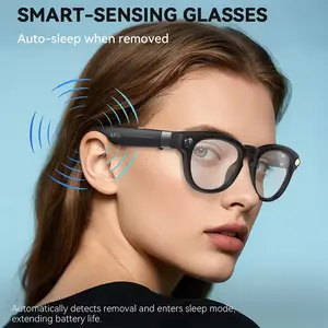 Smart Al Camera Glasses with 8MP Photochromic Lenses ,Buton Touch Adjustment for Trave! Outdoor Adventures Hands-Free Photography 160+Langua ges Real-Time Translaion Bluetooth Wireless Wearable Video Recording U Protection .Black Friday & Cyber Monday
