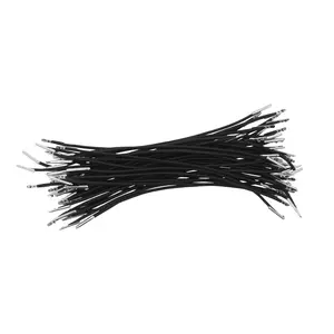 Mandala Crafts Elastic Barbed Cord, Stretch Loop Band with Metal Ends for Masks, Hats, Menus, Badges, Signs