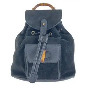 Pre-owned GUCCI Suede Tote Bags Bamboo Backpack