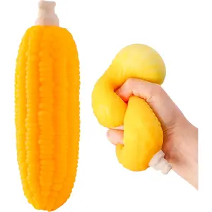 corn pressure squeeze toy, real corn shape and fragrance toy, soft simulation corn, suitable for friends boys and girls stress reduction toy Squishy Maker