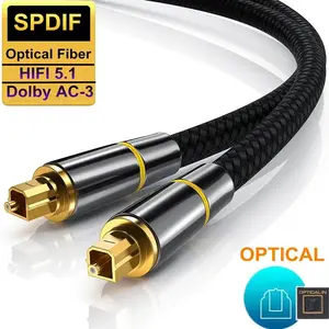 Sony Home Theater Spdif Digital Audio Fiber Cable, Speaker Bar TV Xbox Player Toslink Cable, High-Quality Sound Transmission