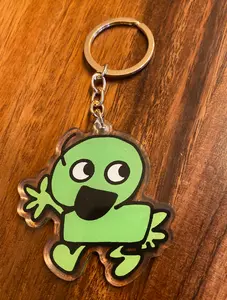 Two Tpot Keychain, Two The Power Of Two, Object Show, Bfdi Bfb Tpot, Battle For Dream Island, The Power Of Two, Cute Keyring Acrylic, Perfect Gift for Fans, Collectible Character Charms, Backpack & Bag Accessories