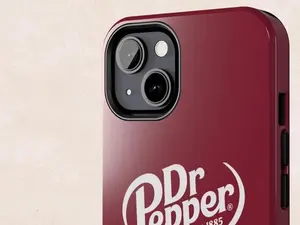Classic Flavor: Dr Pepper Vintage Red Aesthetic Case