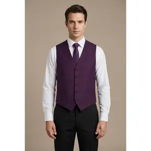 Men's Vest & Tie Set – Purples | KCT Menswear