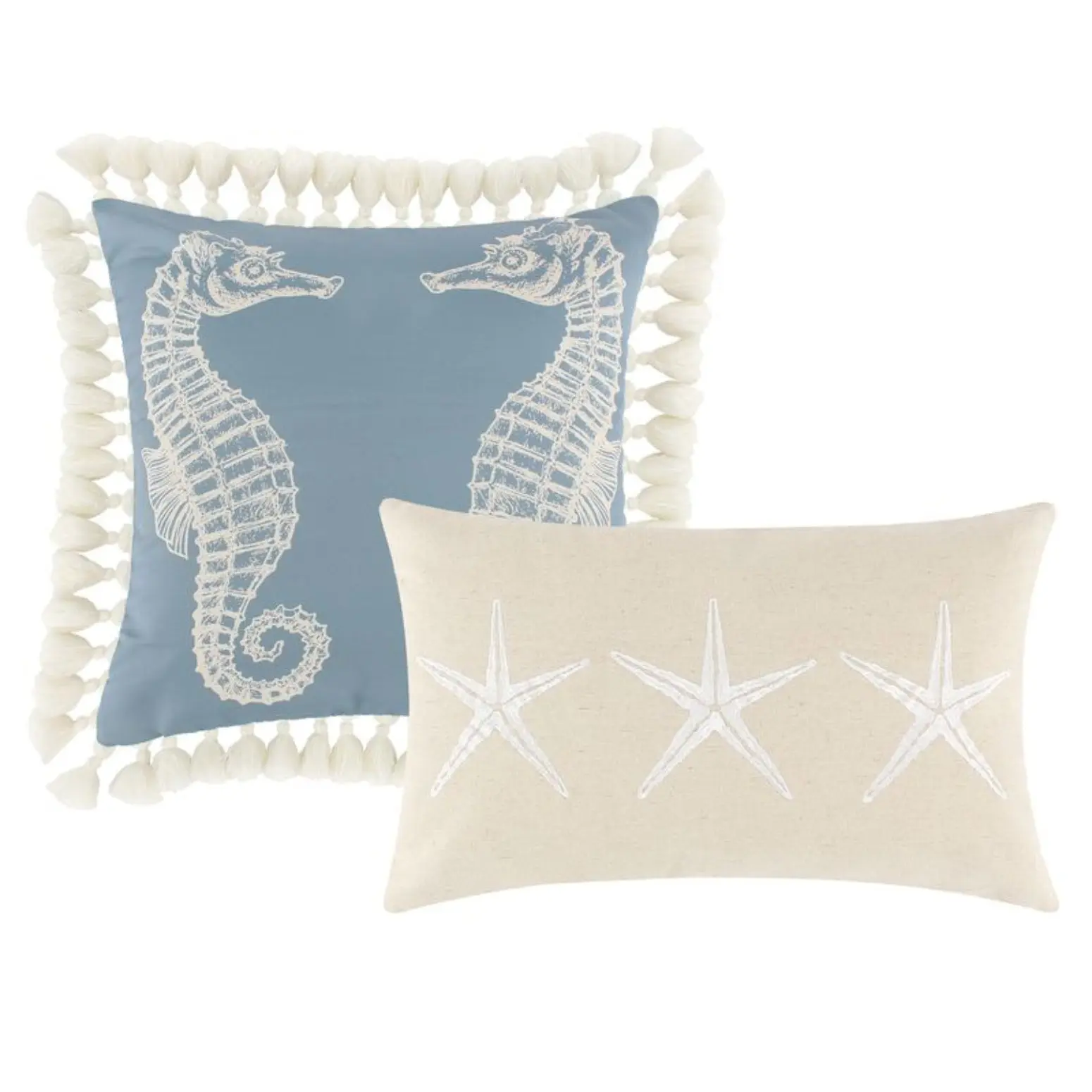 Greenland Home Fashions Atlantis GL-1810ADECP Decorative Pillow Set , 12x20 Inch