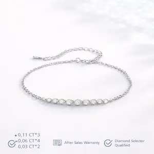 Shakila Bracelet Moissanite S925 0.63 CT - Round Cut - Lore Jewelry