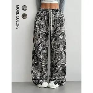 All-print sweatpants, daily casual street pants, spring and autumn version of Unisex pants (gifts)