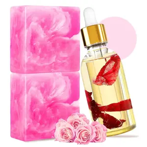Yoni Soap Bars & Natural Yoni Oil Set,Women Feminine Wash  Deodorants pH Balance, Eliminates Odor