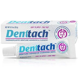 HOT 2026! Denttach Thermoplastic Adhesive for hold of Dentures up to 7 Days without Glue with Updated Instructions
