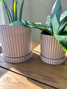 Light lilac Ceramic Plant Pots