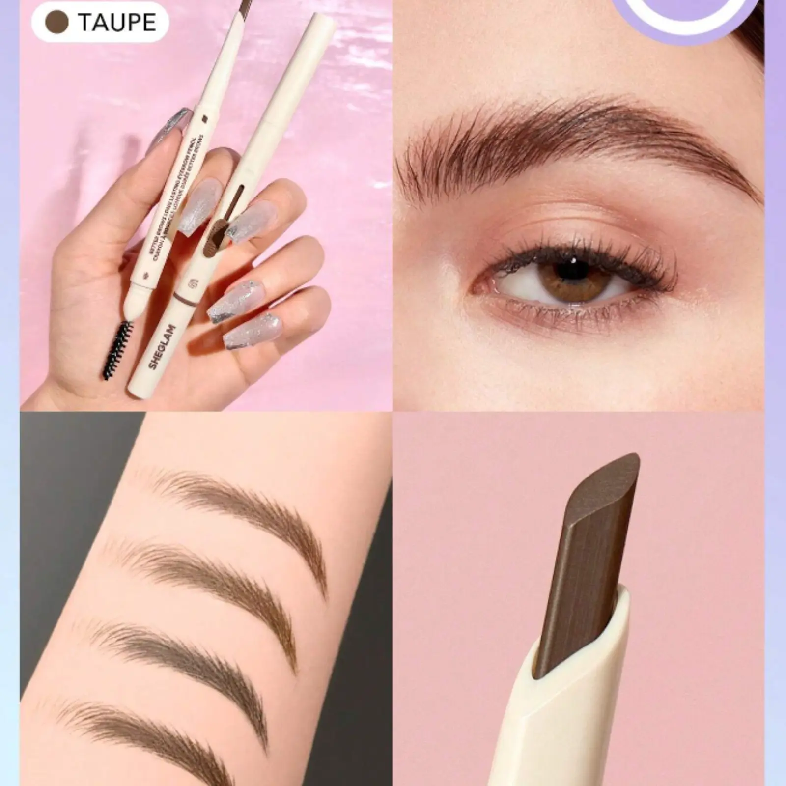 SHEGLAM Better Brows Long Lasting Eyebrow Pencil Waterproof Automatic Pen - Cosmetic