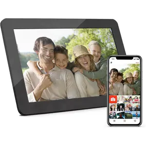 Frameo Picture Frame WiFi,10.1-Inch Photo Frame-,Auto Rotate, APP Share,16GB, WiFi,Cloud,with Stand for &