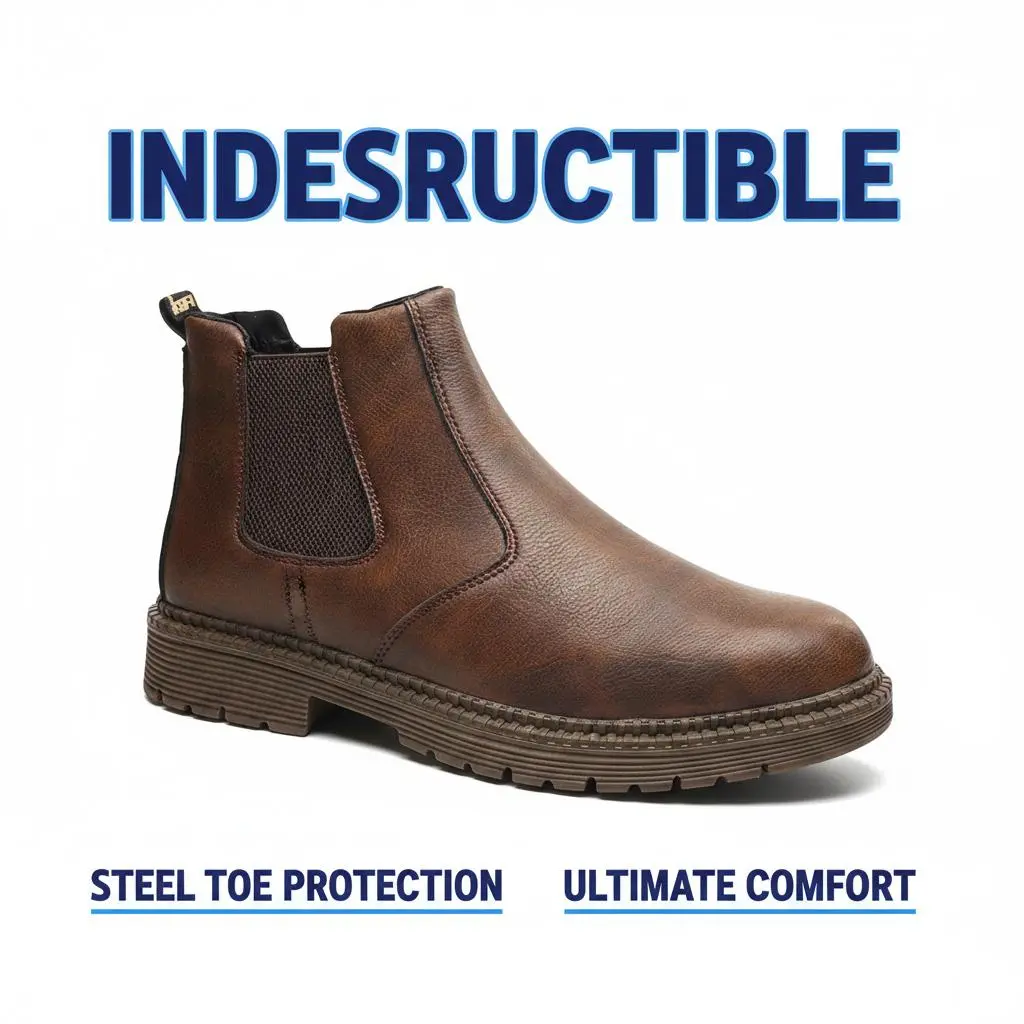 Chic Striped Slip On Work Sneakers, Unisex Anti-Puncture & Slip-Resistant Fabric Safety Trainers for All Seasons, Round Toe, Anti-Puncture Toe Protection Work & Safety Footwear, Safety Shoe