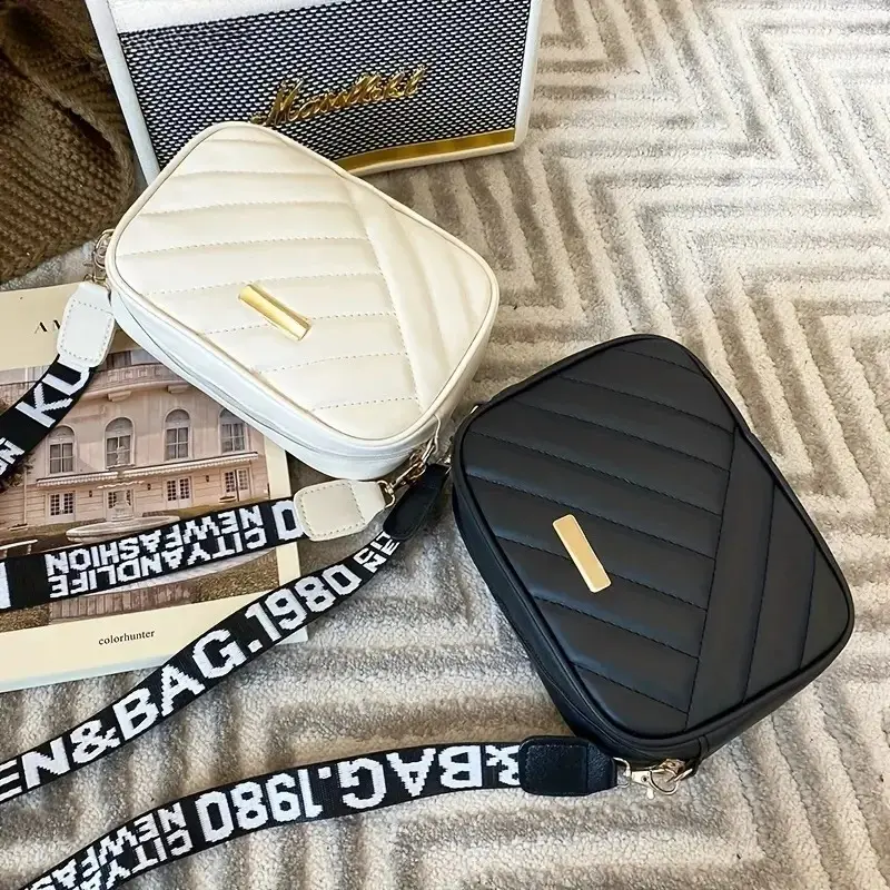 High Quality PU Leather Shoulder Bags for Women, Simple Casual Crossbody Messenger Bag, Lightweight Soft Handbag Phone Purse, Small Daily Shoulder Bag for Work Shopping Travel, Adjustable Strap Fashion Women's Everyday Bag Fits Phone Wallet Keys Lipstick