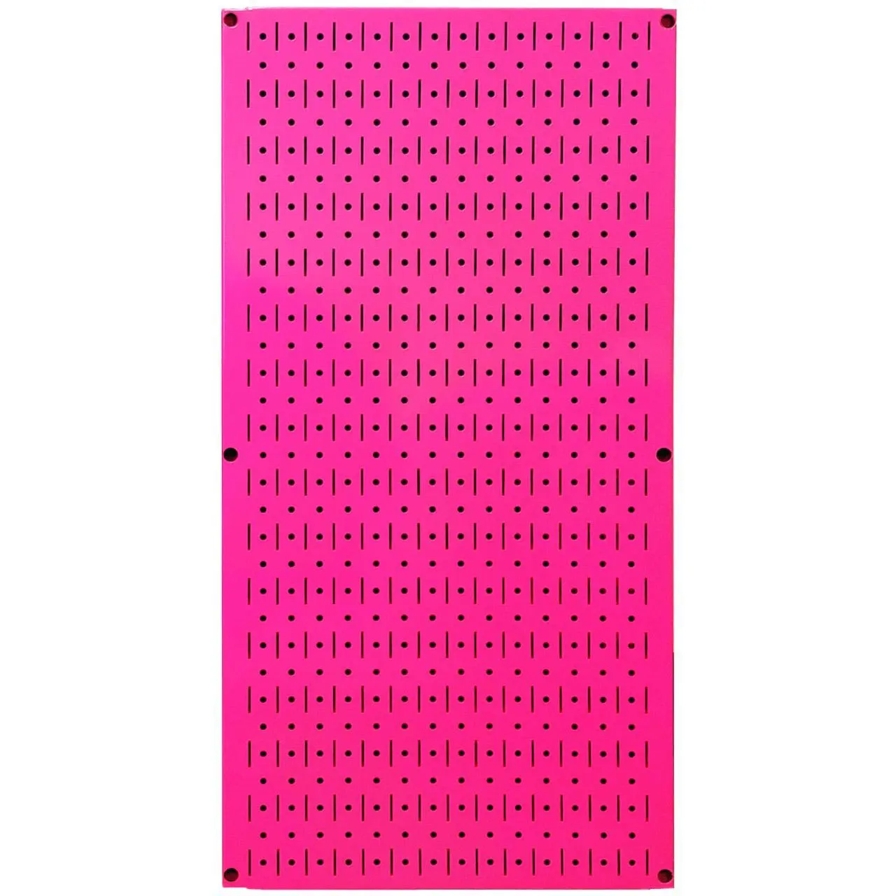 32in x 16in Pink Metal Pegboard Tool Board Panel