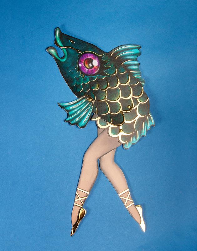 "The Mermaid Sisters" Paper Doll Kit