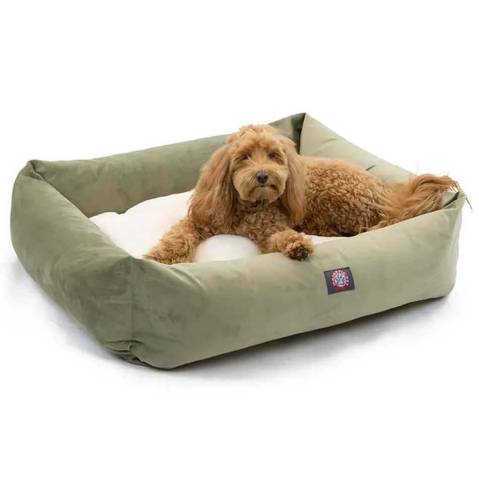 Suede Luxe Bagel Bed - Personalized