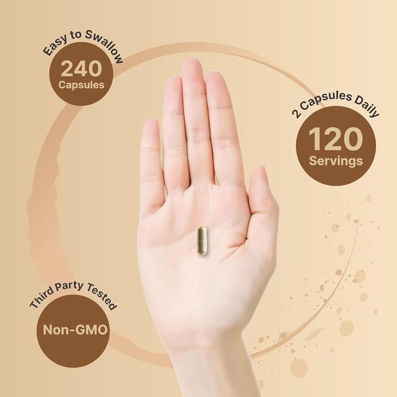 NatureBell Ashwagandha with Black Pepper, 240 Capsules | High Absorption Complex – Extra Strength Root Extract – Adaptogens Supplements for Relaxation – Non-GMO