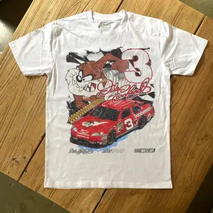 Tasmanian Devil Dale Earnhardt Nascar Heavyweight White T-Shirt Unisex All Sizes, Graphic Tees, Gift For Fans