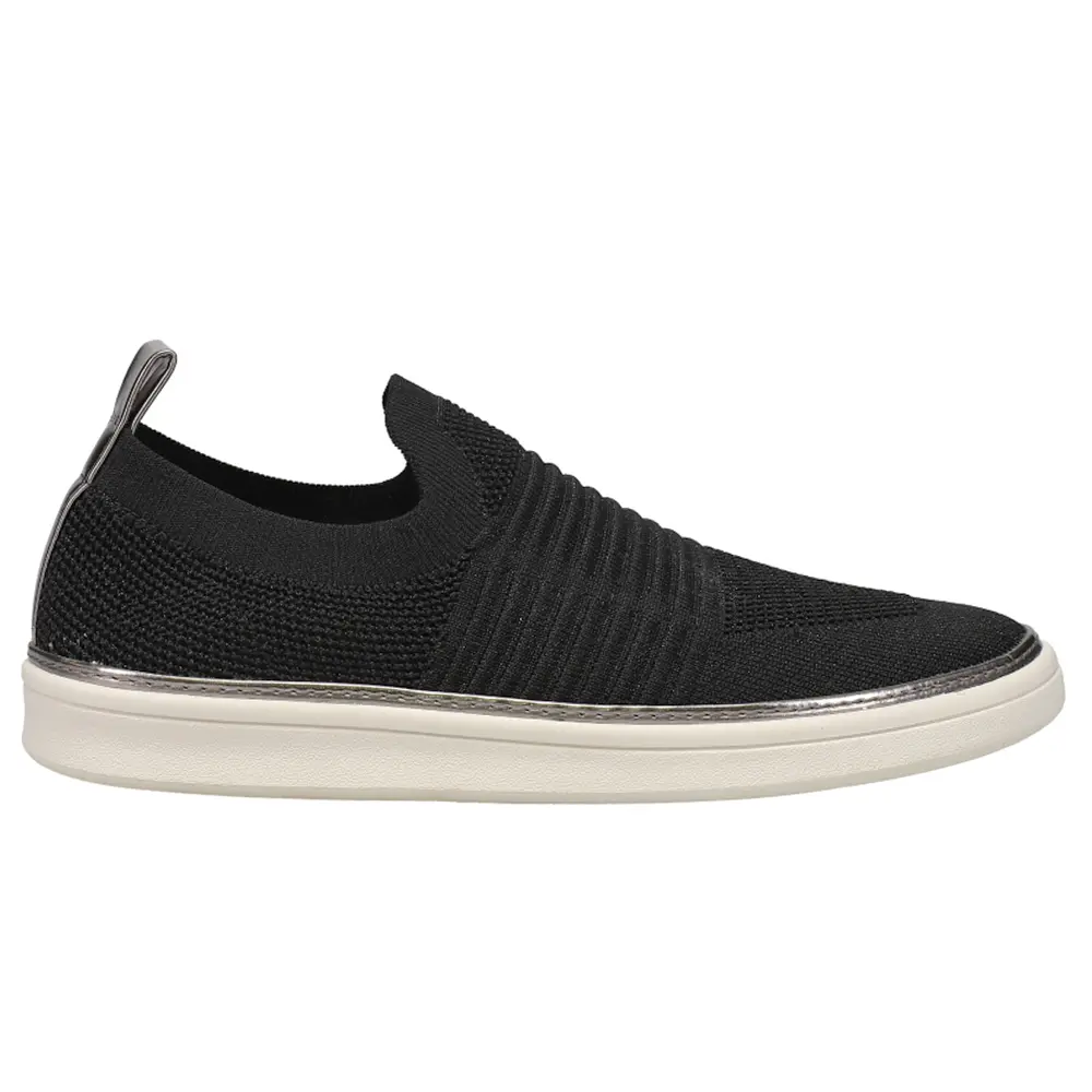 LifeStride Womens Navigate Slip On Sneakers Shoes Casual - Black