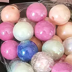 16mm Acrylic Beads various colors 15ct.