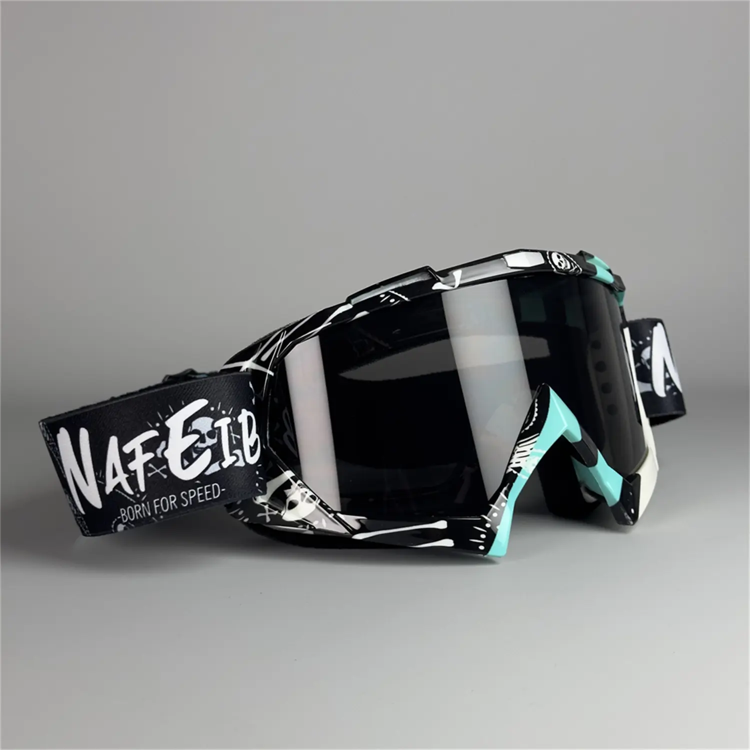 1pc Motorcycle Off-Road Dirt Bike Goggles Motocross Gear Ski Snowboard Bicycle Outdoor Sports UV Protection Glasses, Anti-UV Eyewear for Cycling & Hiking Outdoor Riding Goggles